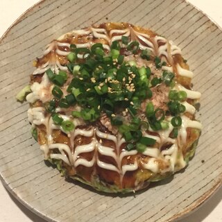 もっちりふわふわ  長芋で作るお好み焼き